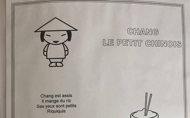 嘲華人眼細頭似乒乓球 法國兒歌涉種族歧視