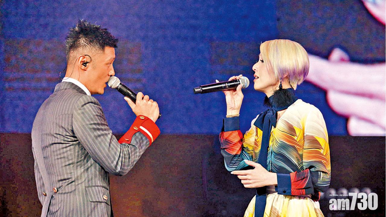 余文樂擔任千嬅尾場嘉賓 「樂嫂」手袋遮肚撐場