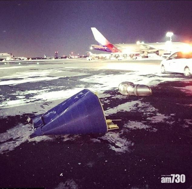 美反常寒流 南方航空客機撞機尾