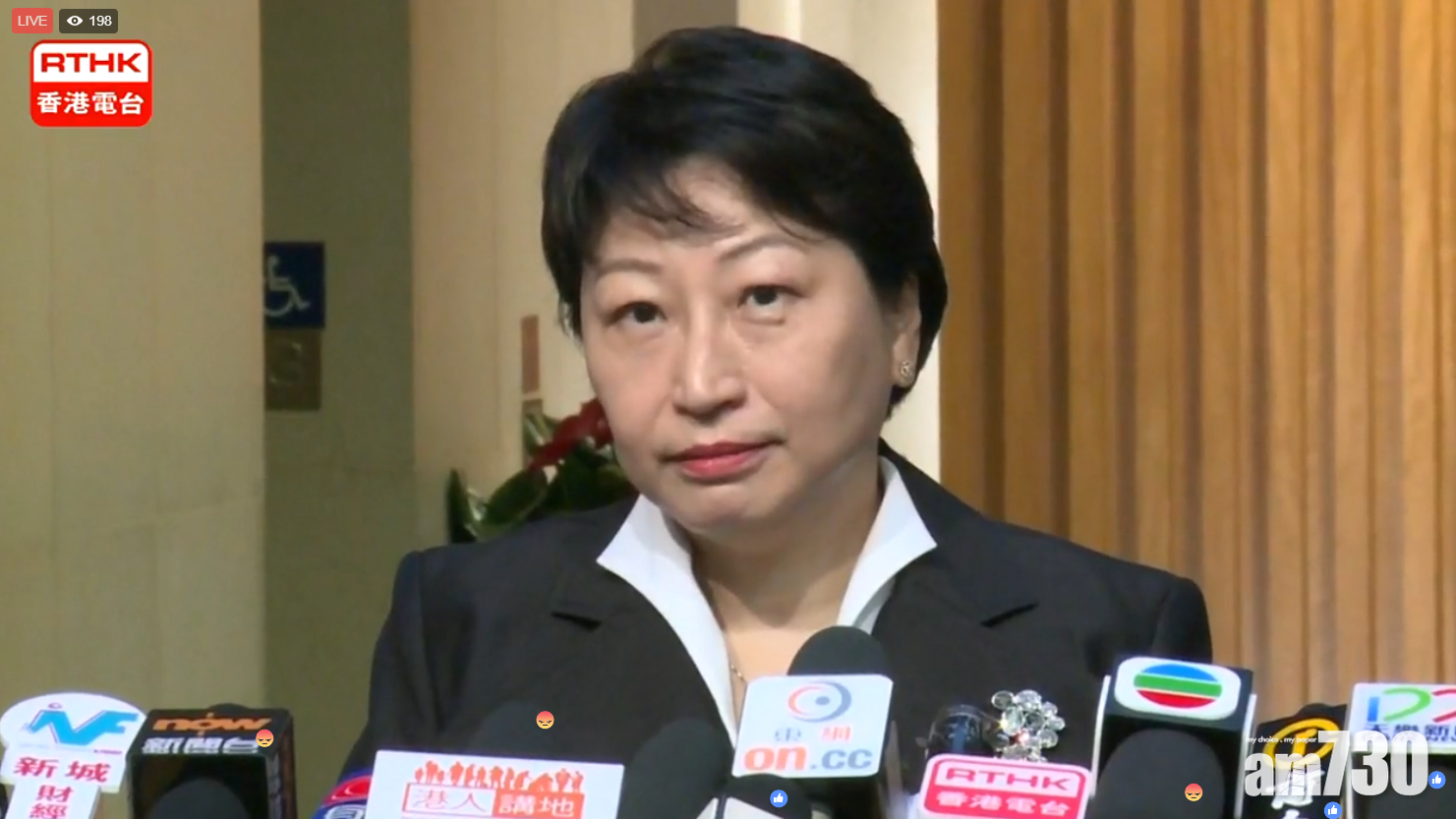 駱應淦指倘鄭若驊早知有僭建而不修正  應考慮辭職