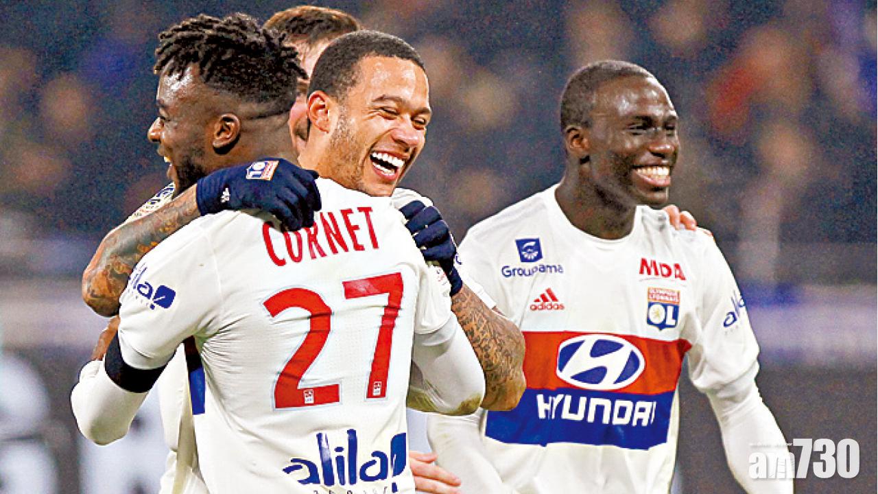 迪比補時入世界波 里昂絕殺PSG