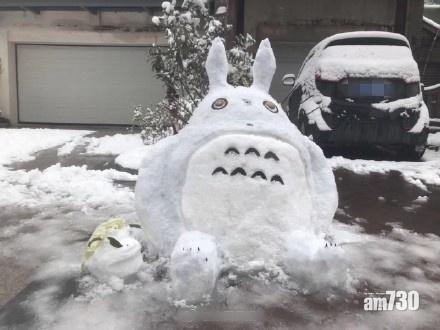 高手在民間 內地網民晒雪人作品