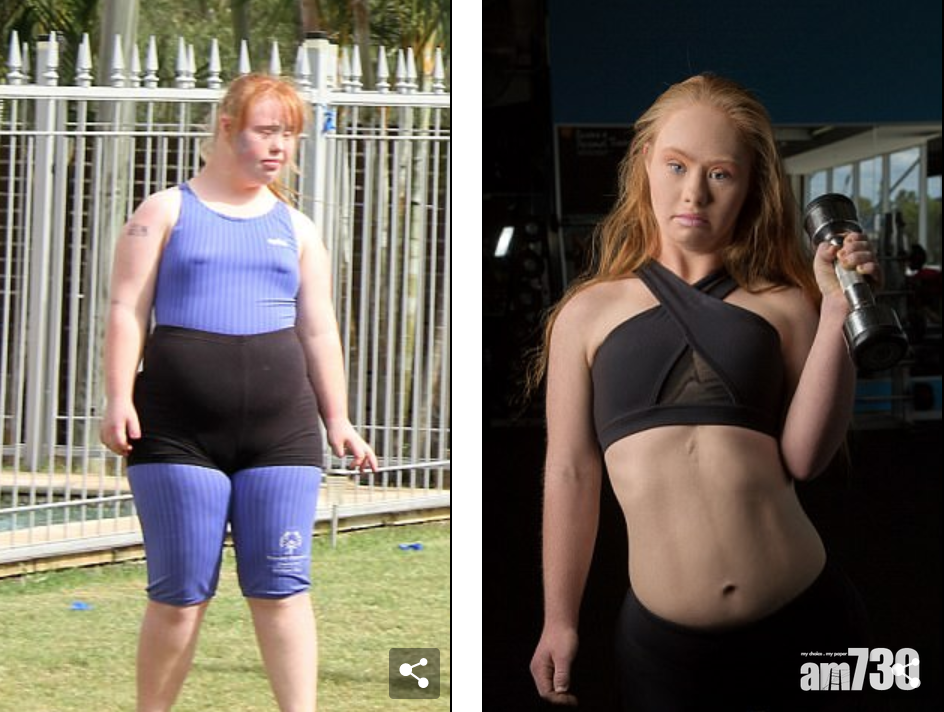 減50磅唐模變楷模  唐氏女脫胎換骨