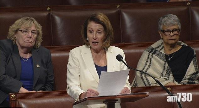 佩洛西眾院拉布8小時破紀錄