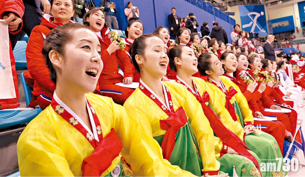 朝啦啦隊歌聲 打動美運動員