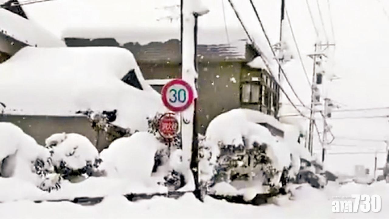 日暴雪再襲5死 新幹線停駛