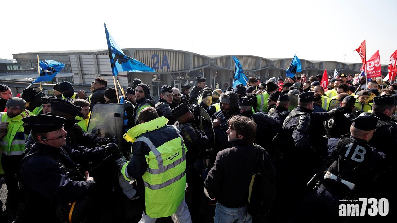 法航員工罷工  今日巴黎出發逾半長途航班取消