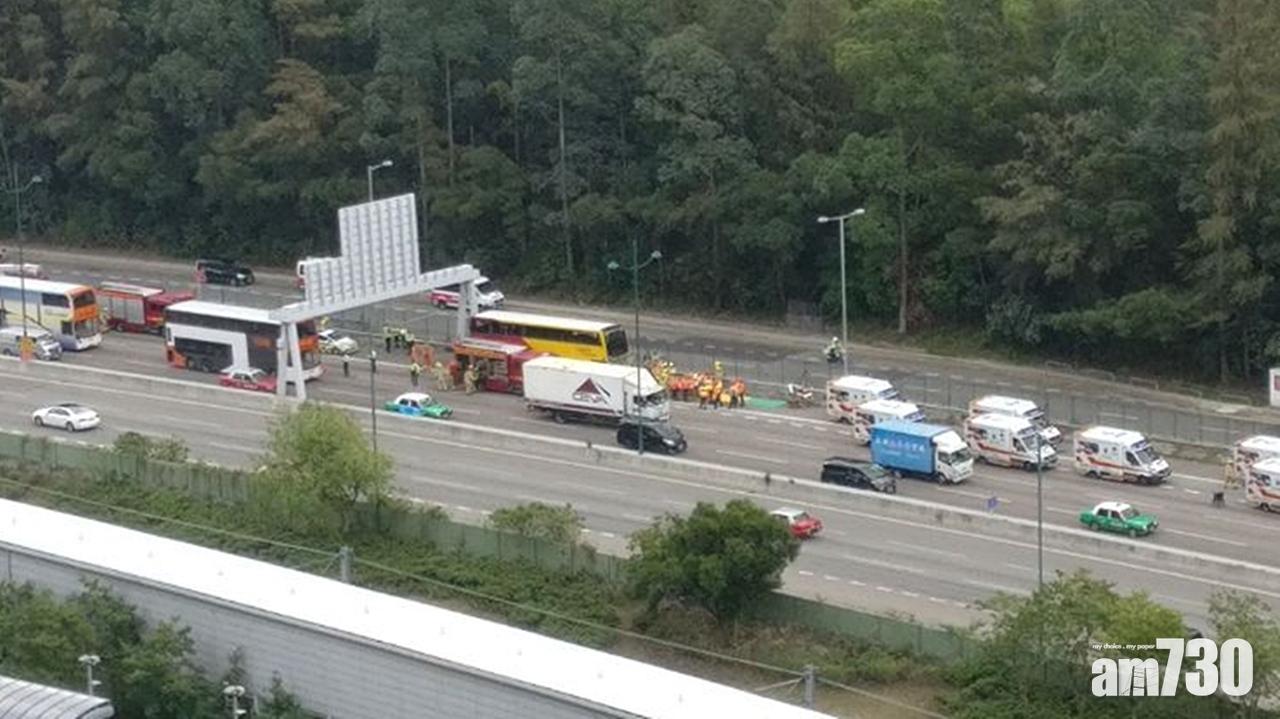 北大嶼山公路巴士意外 超過20人受傷