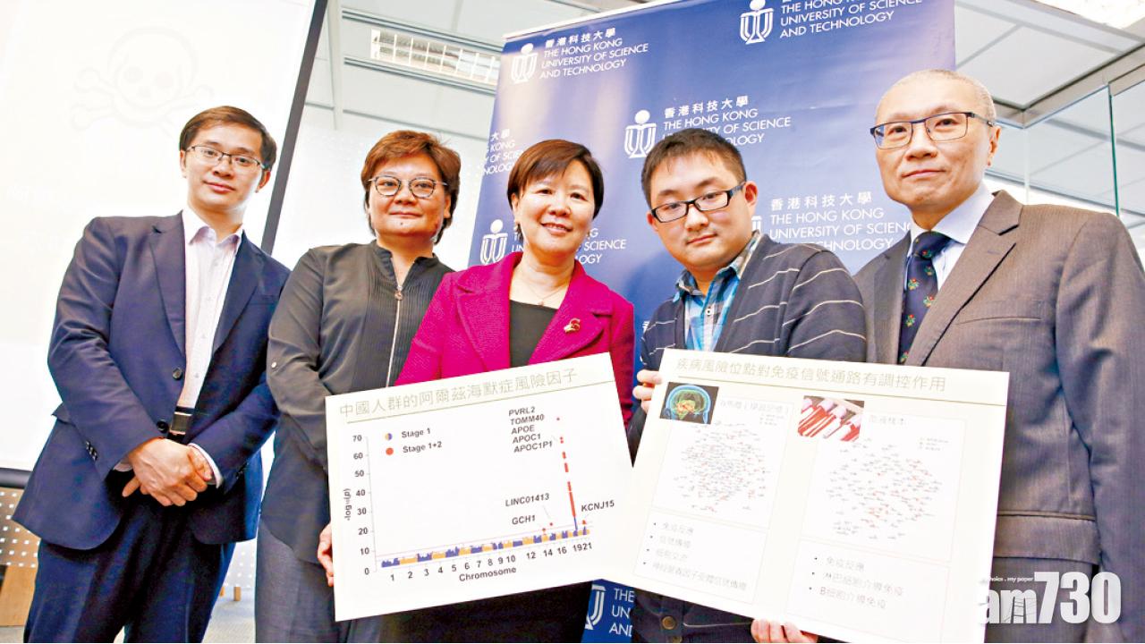 助及早診斷阿茲海默症 科大發現 新遺傳風險因子