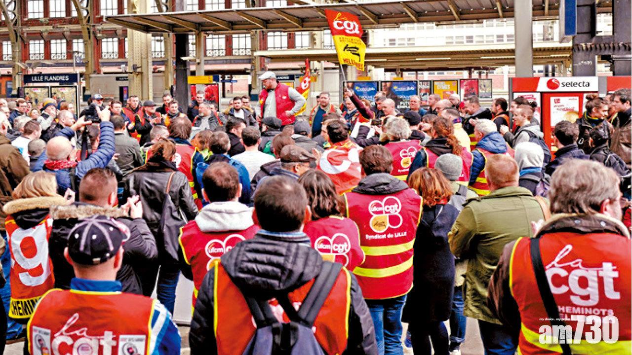 法鐵路罷工3個月 來往瑞士意國高速列車停駛