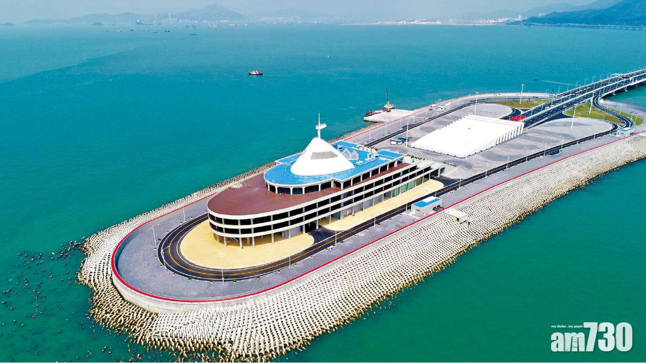 港珠澳橋東人工島防波堤疑沖散  大橋管理局：錯覺