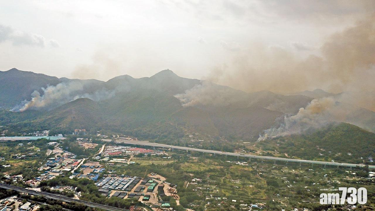 清明最少錄95宗山火 元朗三級火 墓地變焦土