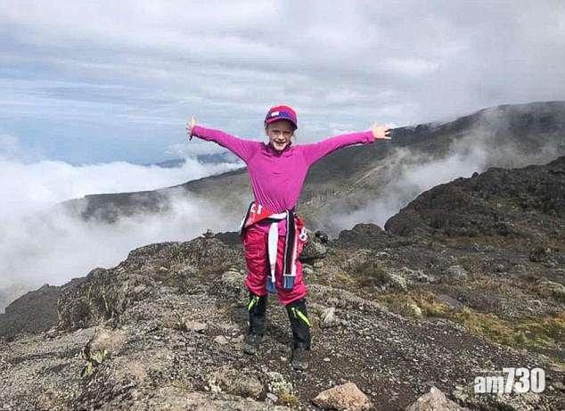 7歲登頂天堂盼父