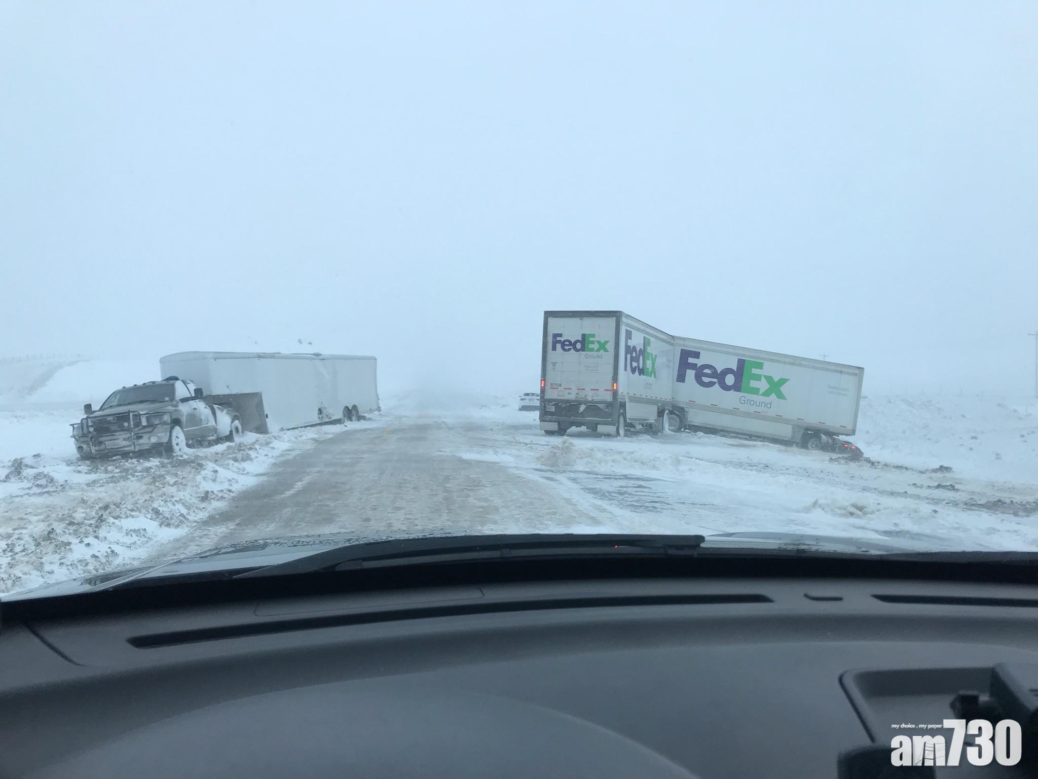 【航班受阻】暴風雪襲美中部3死 兩歲女被壓斃