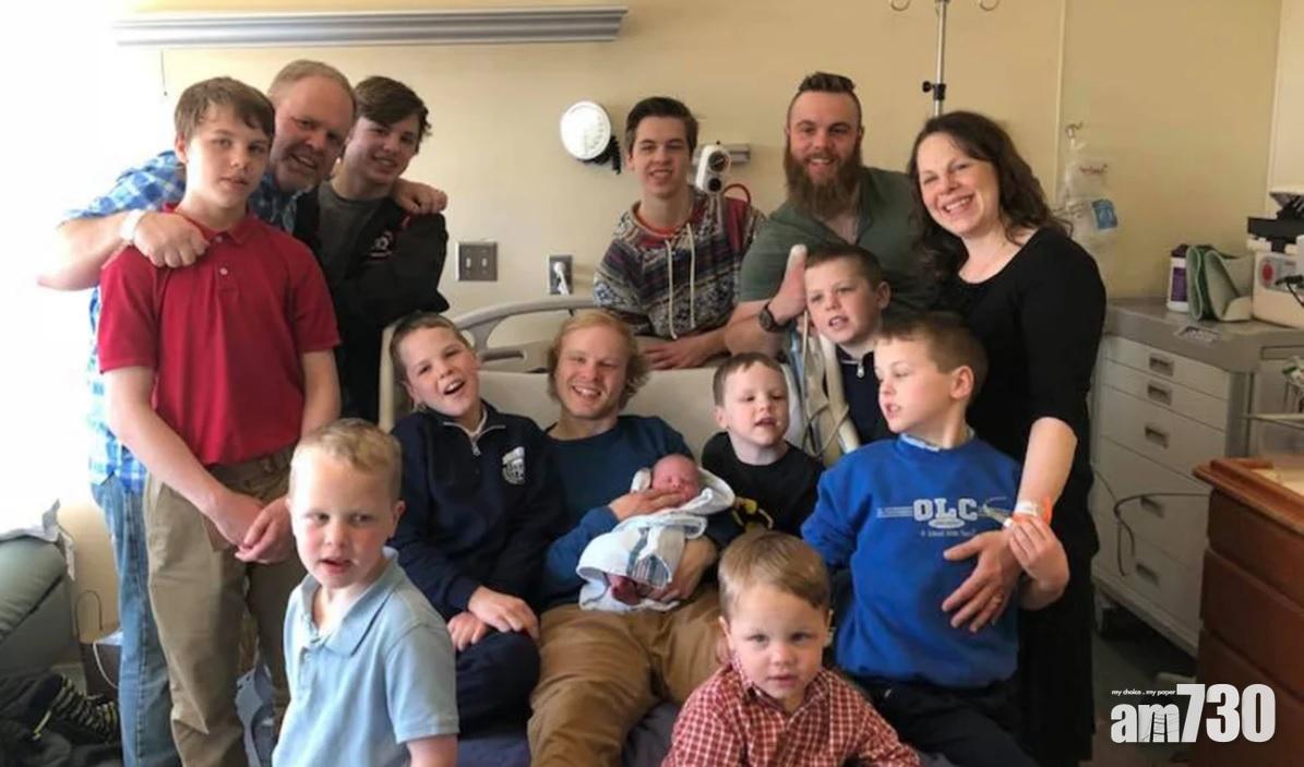 【連生14個仔】美國夫婦生第14子  父：原本寄望是女兒