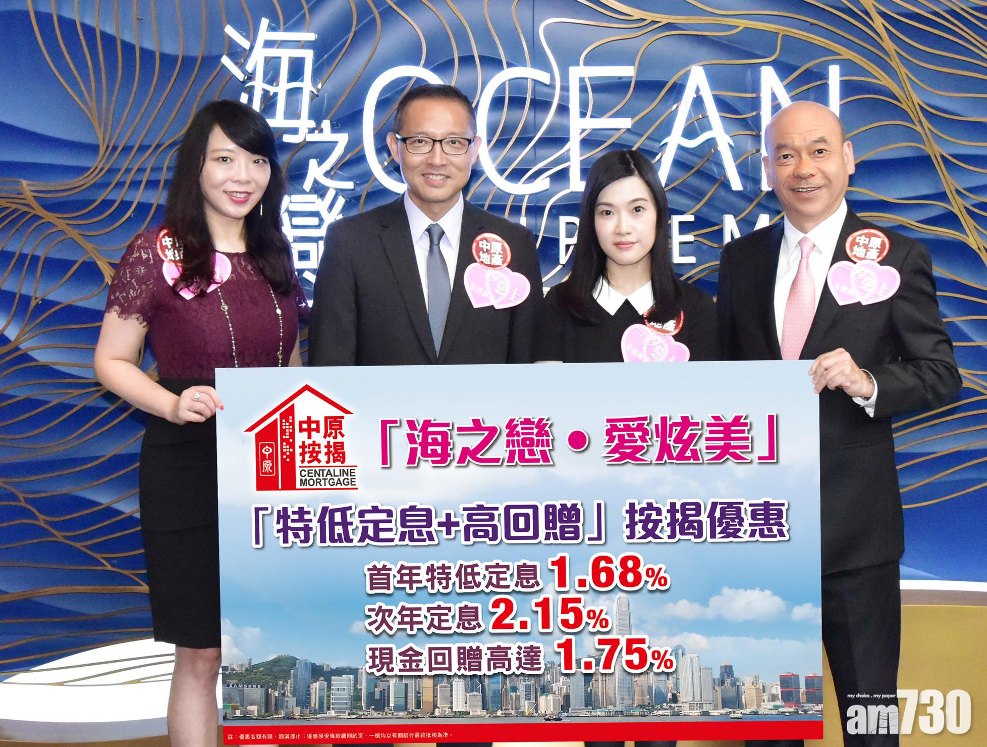 中原按揭推「海之戀‧愛炫美」1.68厘定按