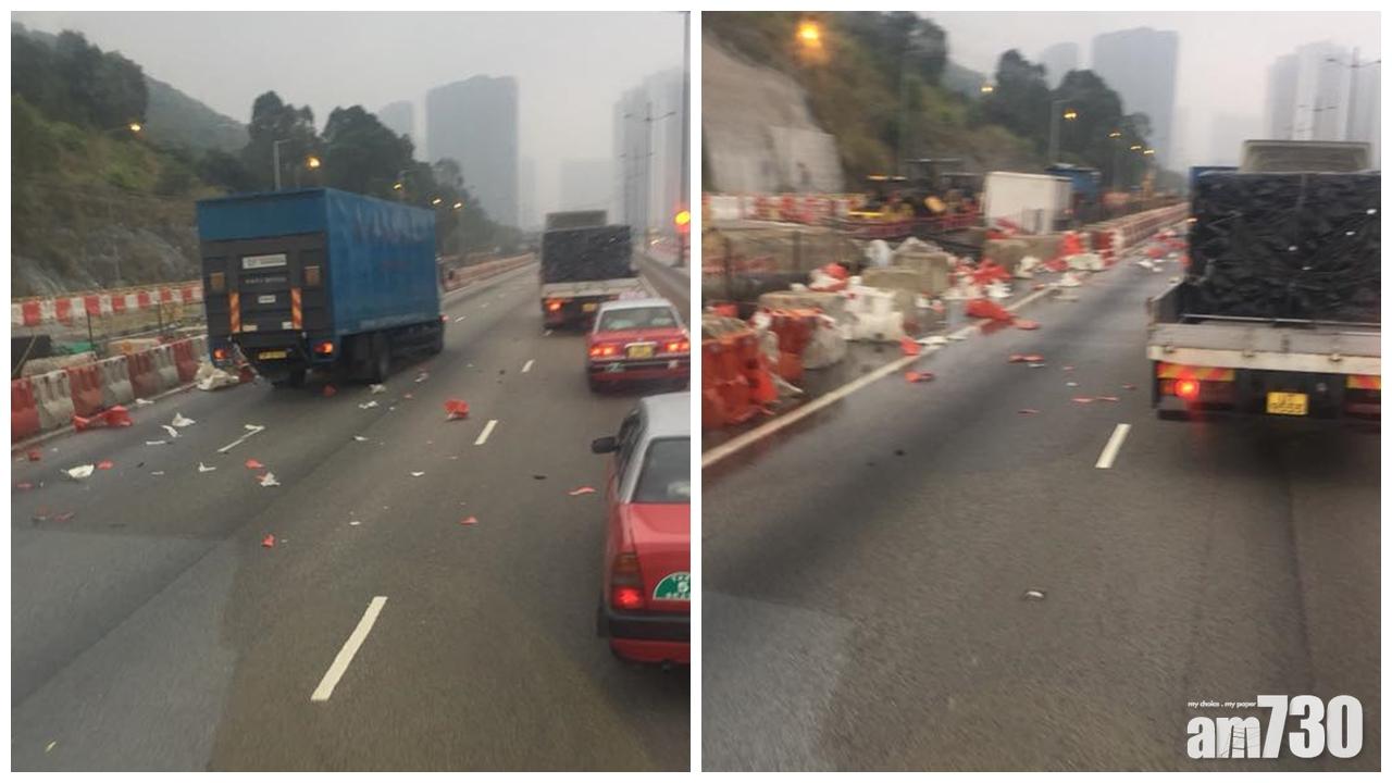 北大嶼山公路撞車 入機場一度非常擠塞