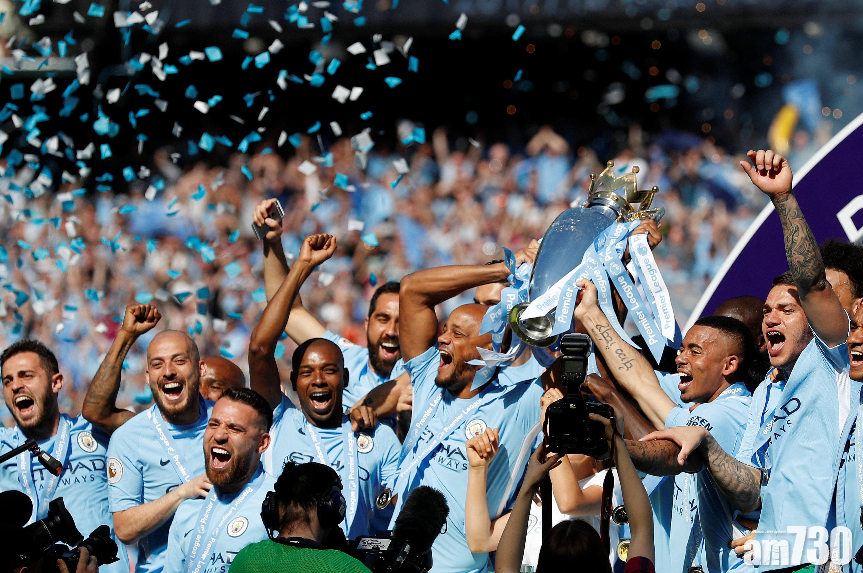 【皆大歡喜】與護級哈軍互交白卷  曼城賽後捧盃慶稱王