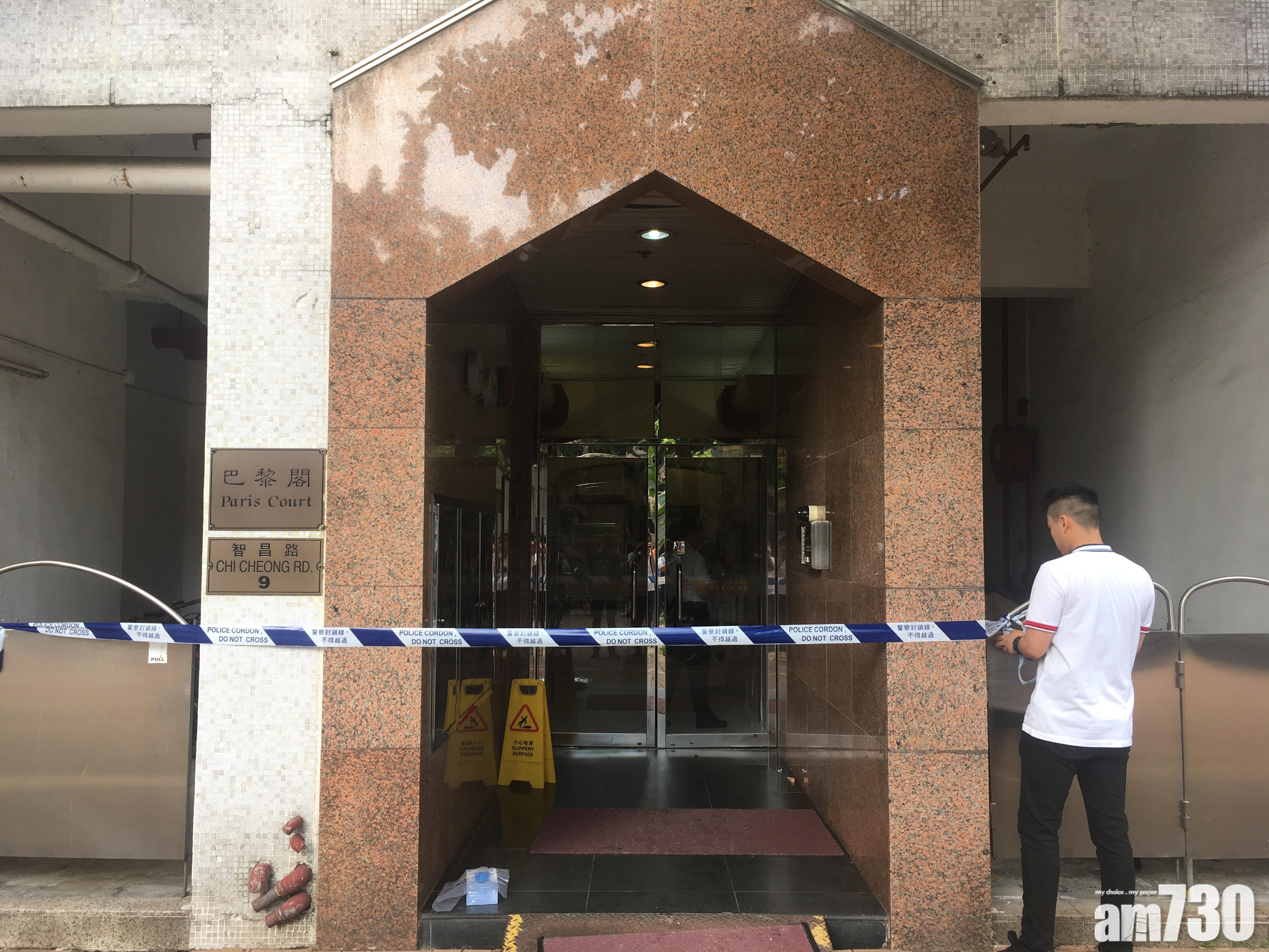 上水名都升降機槽底發現女屍