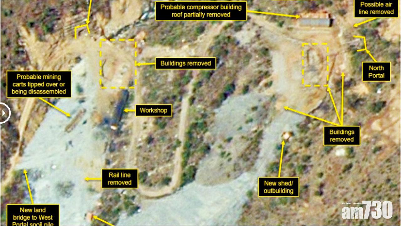 衛星圖證北韓 正拆除核試場