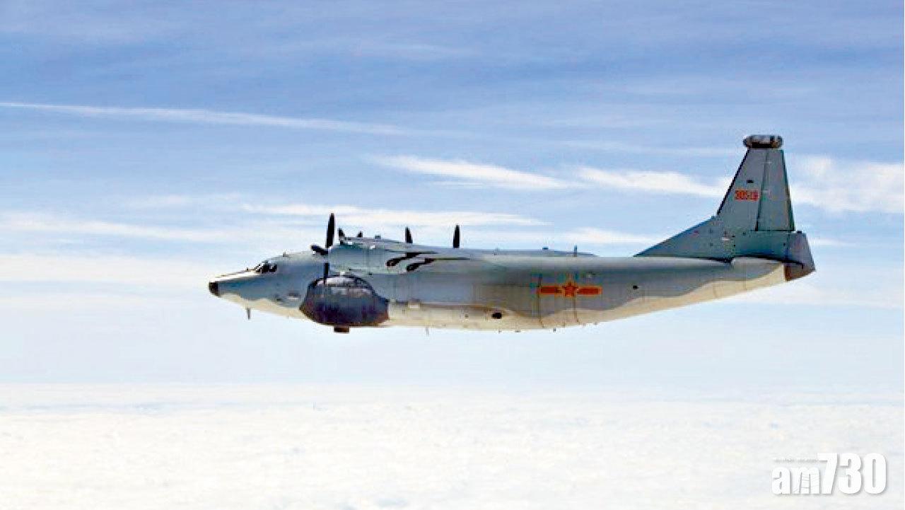 解放軍電戰機疑再盤旋海峽中線