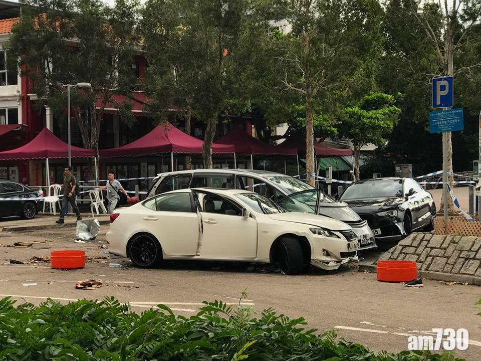 西貢發生懷疑黑幫集體毆鬥  有刀手跳海逃生由警員帶走