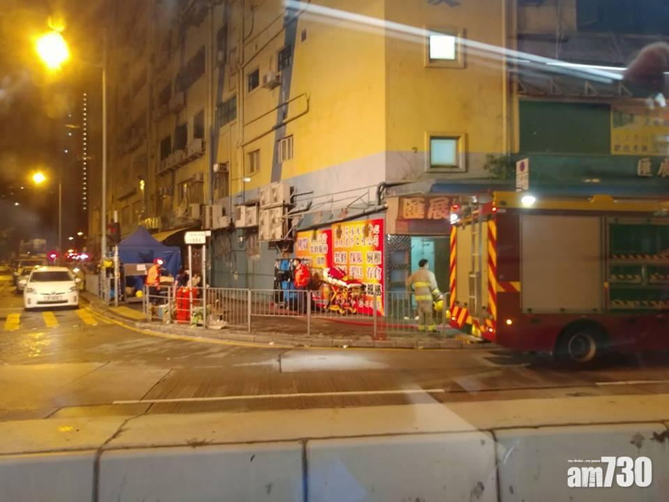 新蒲崗工廈三級火至早上7時大致撲熄  1名消防員不適