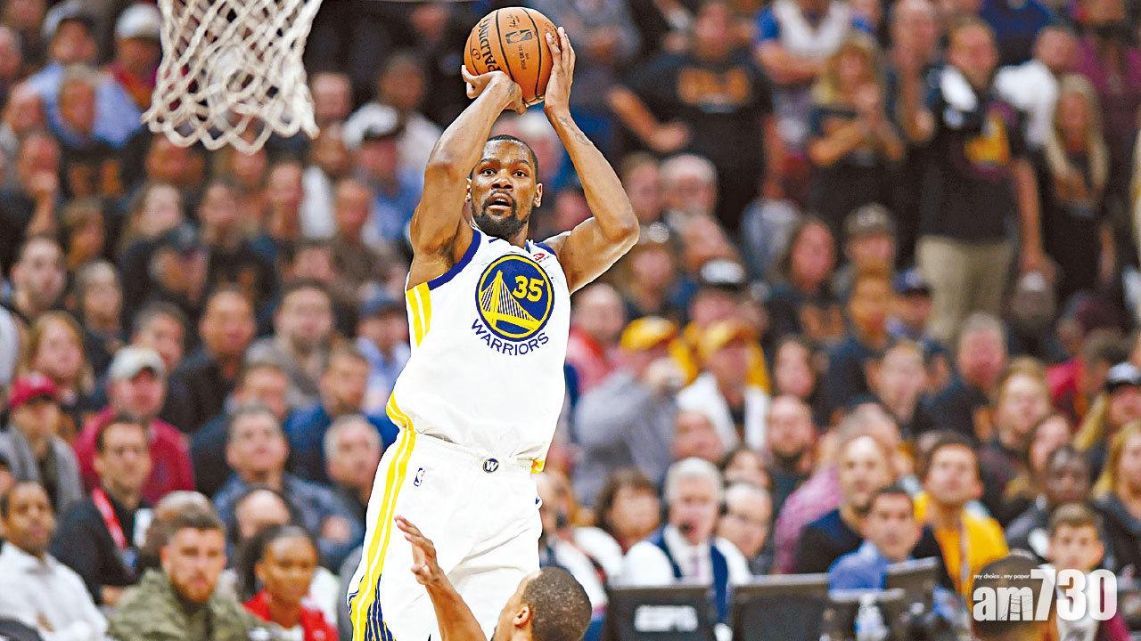 大帝三雙難抵杜蘭特爆發  勇士再挫騎士捧盃在望