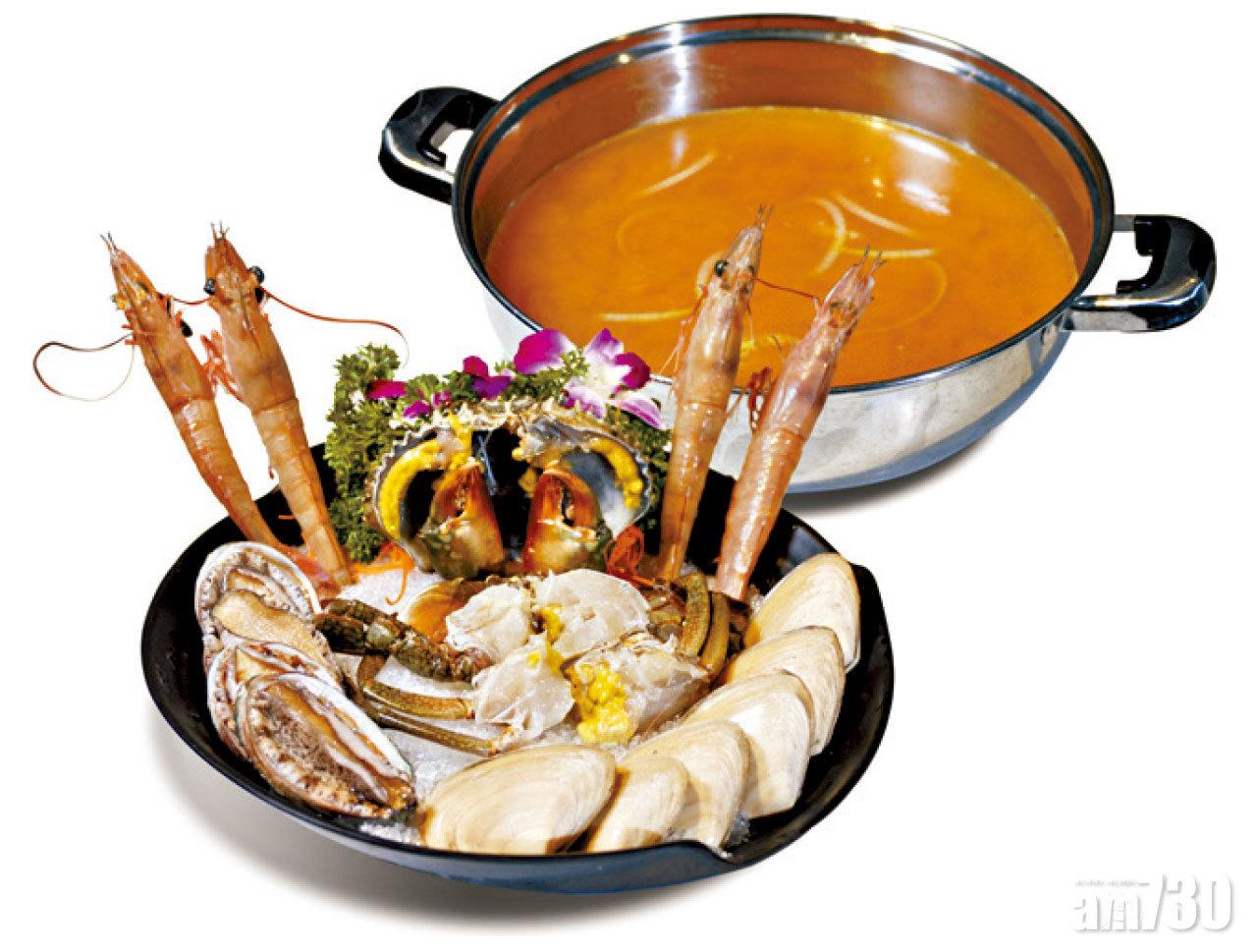 好味道~火鍋本色「估波膽遊戲」送象拔蚌海鮮拼盤