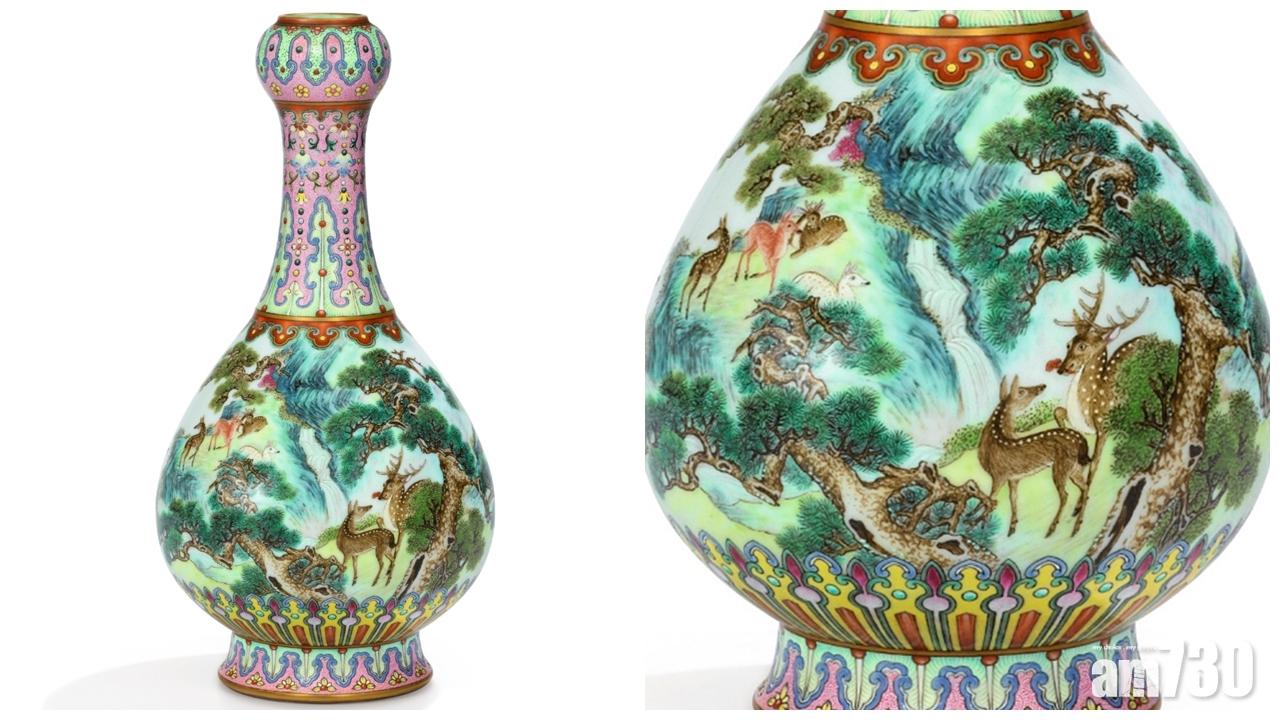 法國拍賣乾隆時期花瓶 1.5億元天價成交 