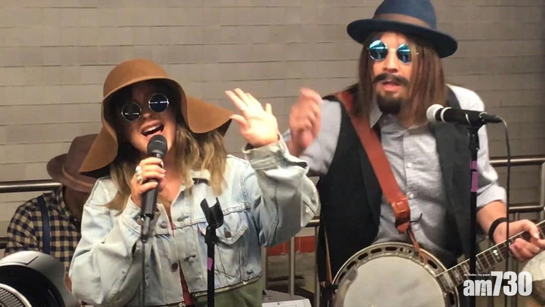 【有片】Christina Aguilera街頭唱歌冇人識