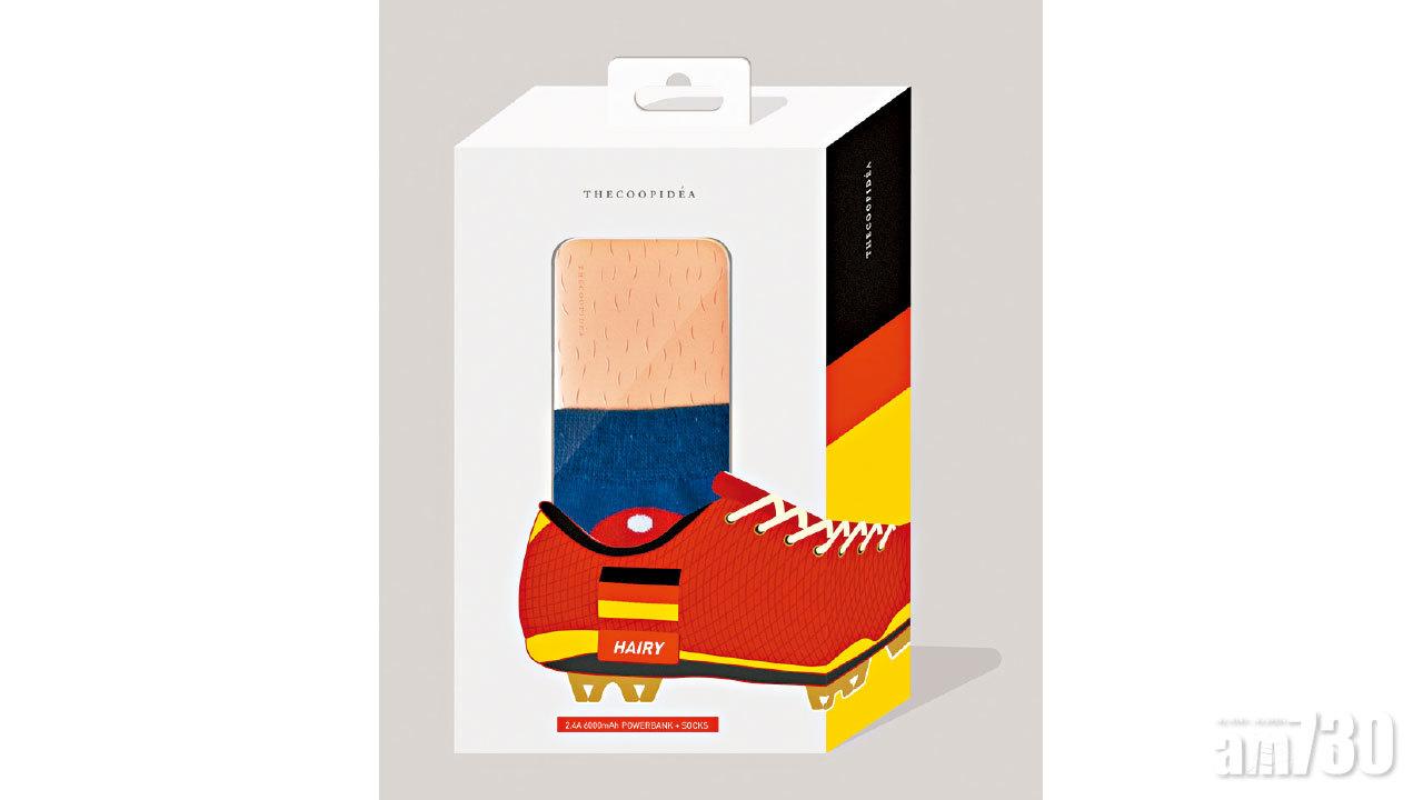 【市場資訊】夏天 為大地帶來......國腳級腳毛  THECOOPIDEA HAIRY 便攜充電池+潮襪 別注限定