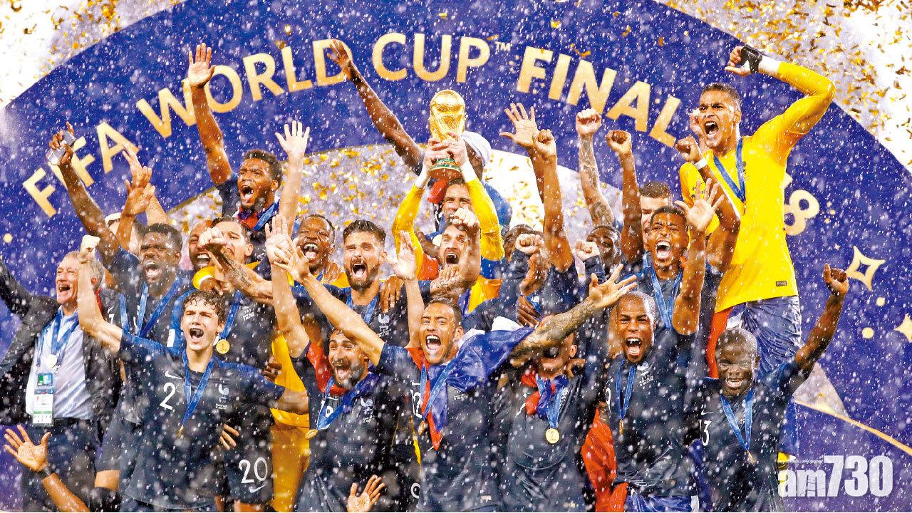 4比2挫克羅地亞 法國世盃稱王