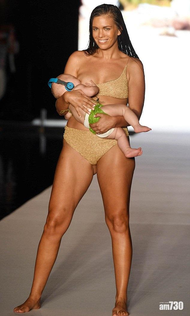 【餵奶無罪】邊餵母乳邊行catwalk 比堅尼女模惹爭議