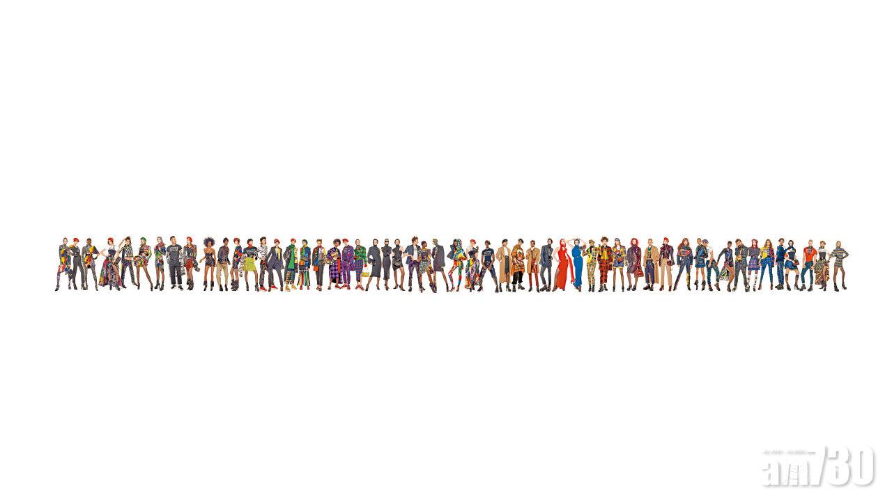 Versace 54超模陣容 成史上最長廣告