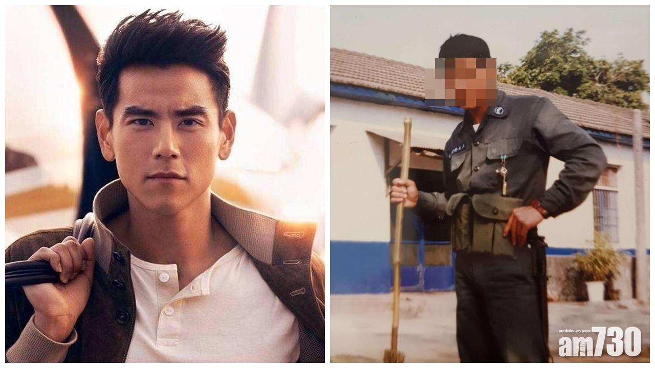 PO老竇當兵型仔相 網友：勁似彭于晏！
