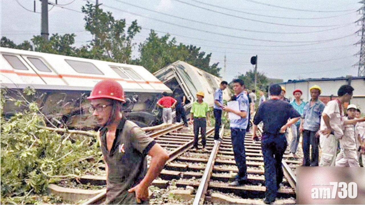 武漢地鐵列車試車出軌釀3傷