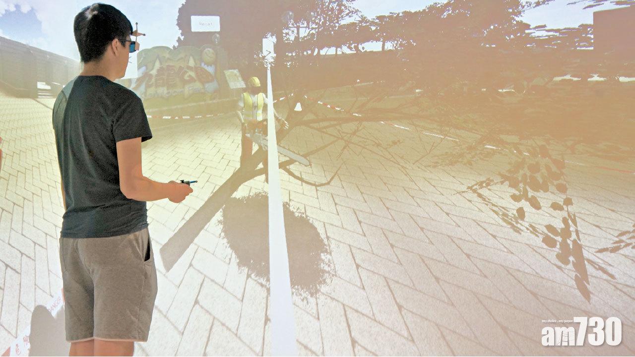 VR AR結合提供VR CAVE系統  IVE生創業助STEM教學