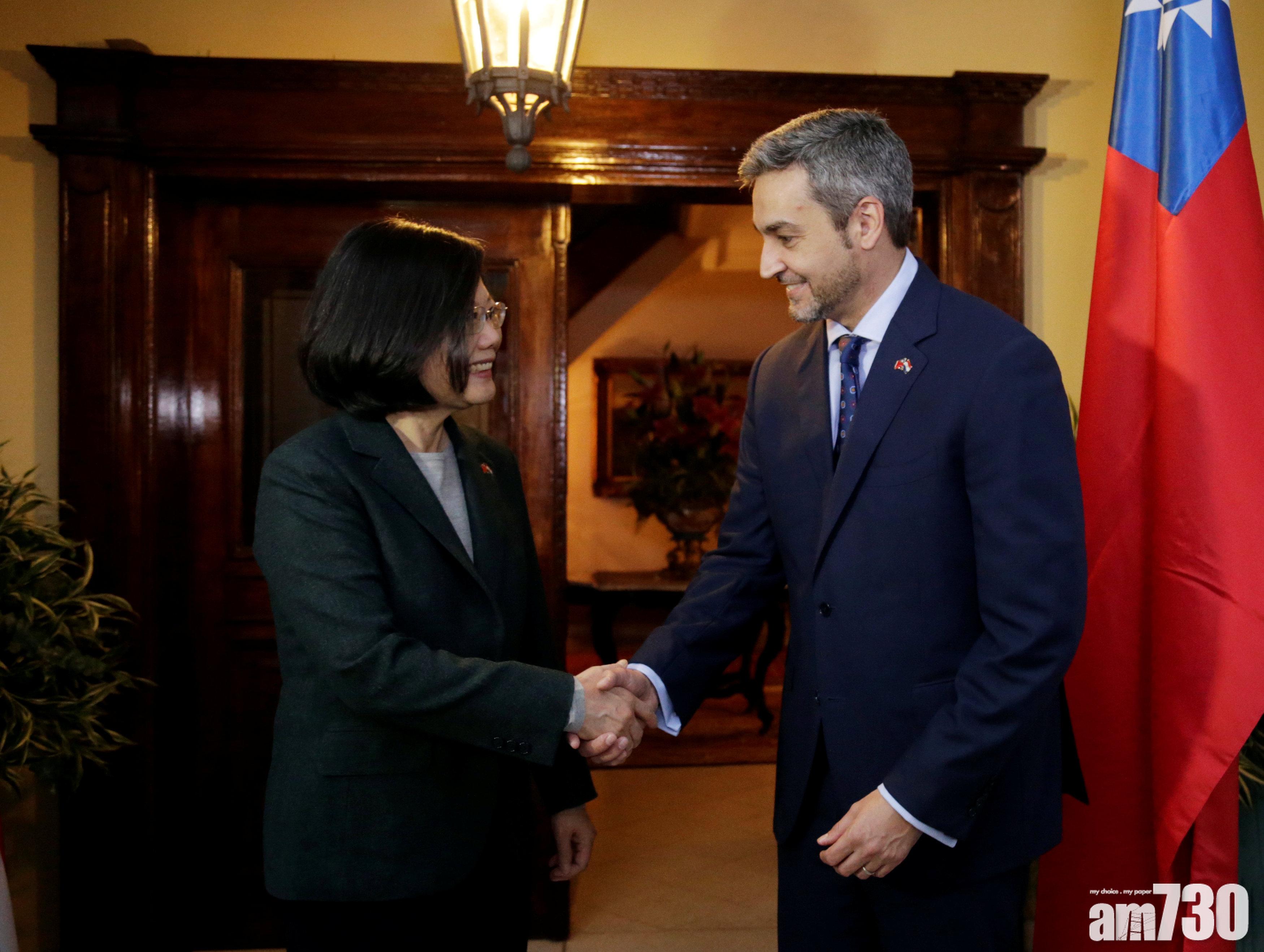 蔡英文晤阿布鐸：盼台巴關係升級