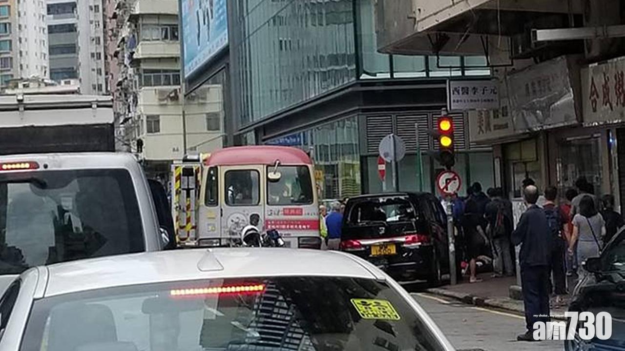 元州街七人車小巴相撞 剷行人路4人受傷