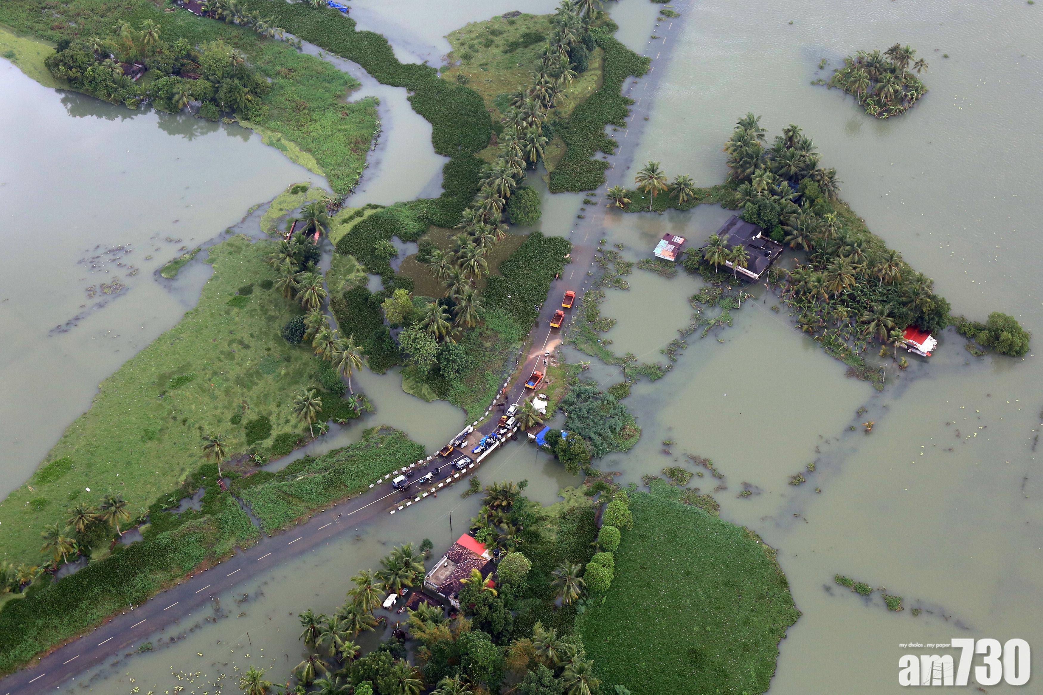 【有片】印暴雨370死  山泥傾瀉沖走三層高民房