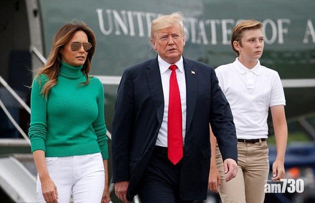 【快高長大】特朗普細仔 12歲身高逾1.8米 