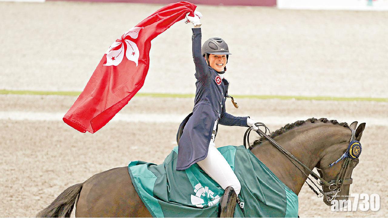 香港今屆亞運首金！ 蕭頴瑩 馬術封后