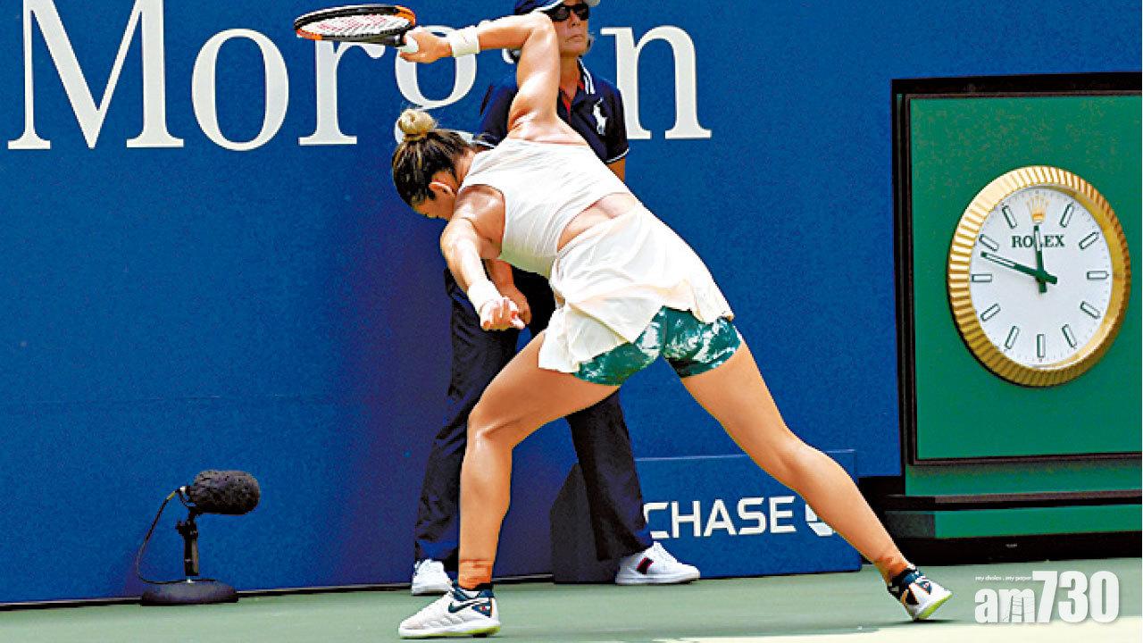 夏莉比美網首圈爆冷出局