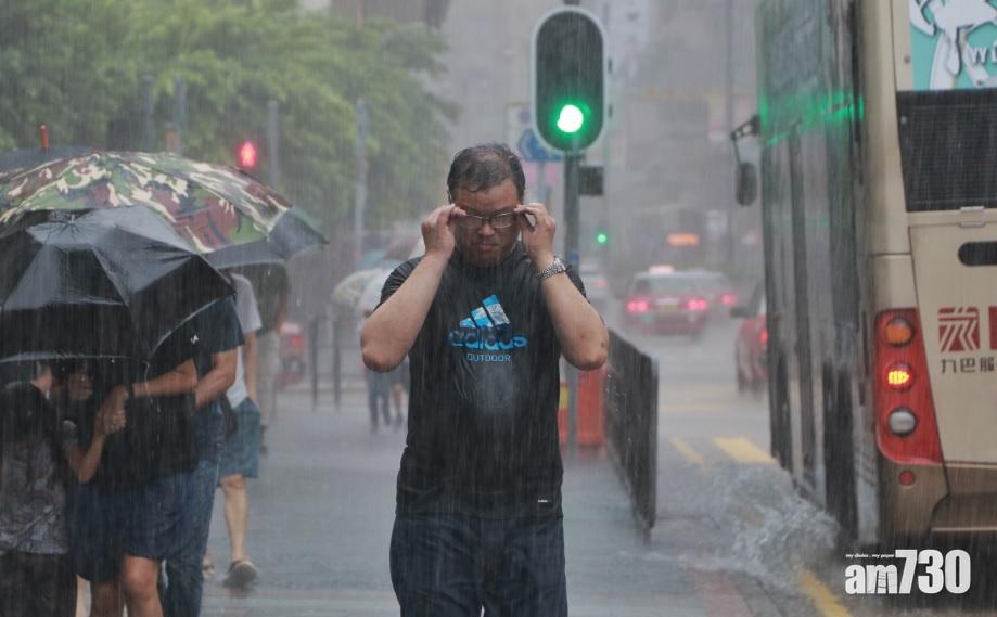 天文台發黃雨警告 長洲或嚴重水浸