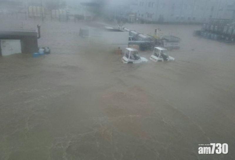 【飛燕撲日】關西機場關閉 風暴釀1死逾百萬人疏散 京都車站塌天花數人傷 (有片)