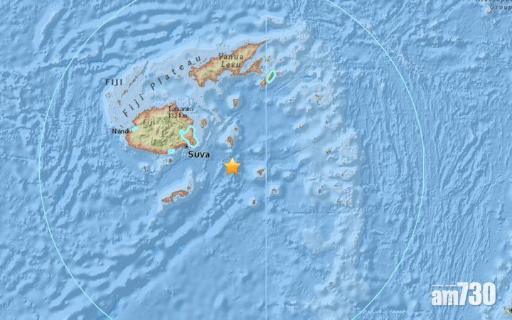 南太平洋斐濟群島發生7.9級強烈地震