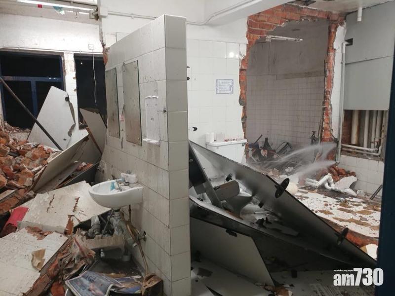 紅磡警署廁所發生爆炸  碎片彈至公主道