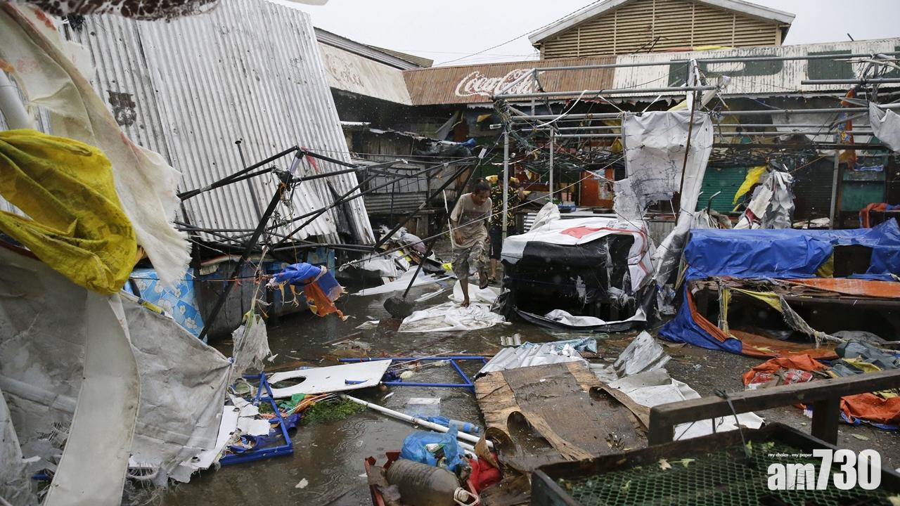 山竹登陸呂宋島 狂風吹襲菲律賓最少2死