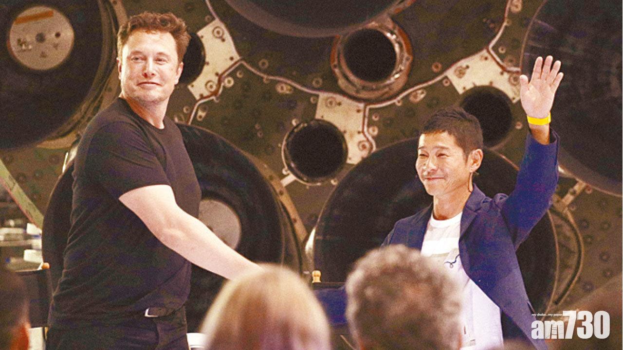 日網購大亨 成SpaceX首位繞月客
